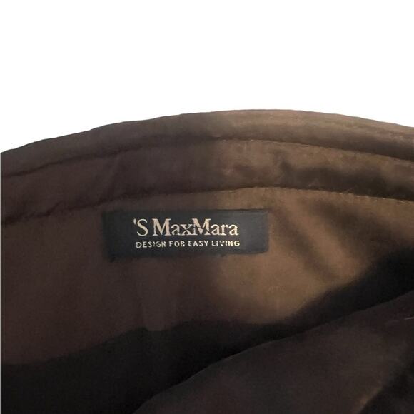 S’ MaxMara Brown Tweed Knee Length Skirt - Medium 8/10 (see measurements) - Picture 4 of 9